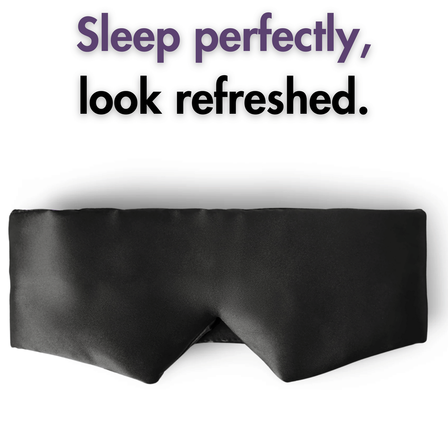 Máscara para dormir de seda Onyx™